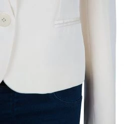 Stella McCartney Cream Blazer S For Women -Stella McCartney Sales luxury women stella mccartney used clothes p53979 006