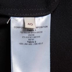 Stella McCartney Black Crepe & Rib Knit Detailed Joggers S For Women -Stella McCartney Sales luxury women stella mccartney used clothes p542546 007