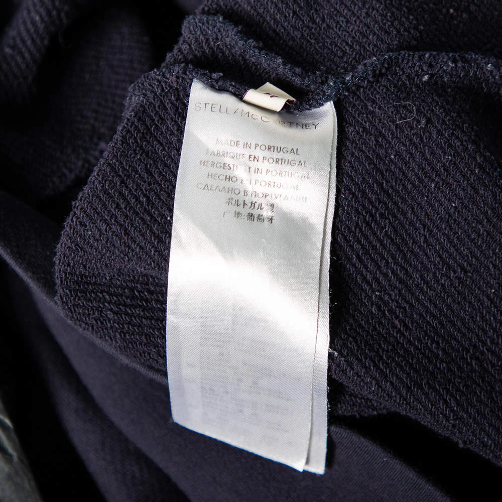 Stella McCartney Navy Blue Knit Embroidered Detailed Top M For Women 8 Stella McCartney Navy Blue Knit Embroidered Detailed Top M For Women - Image 6