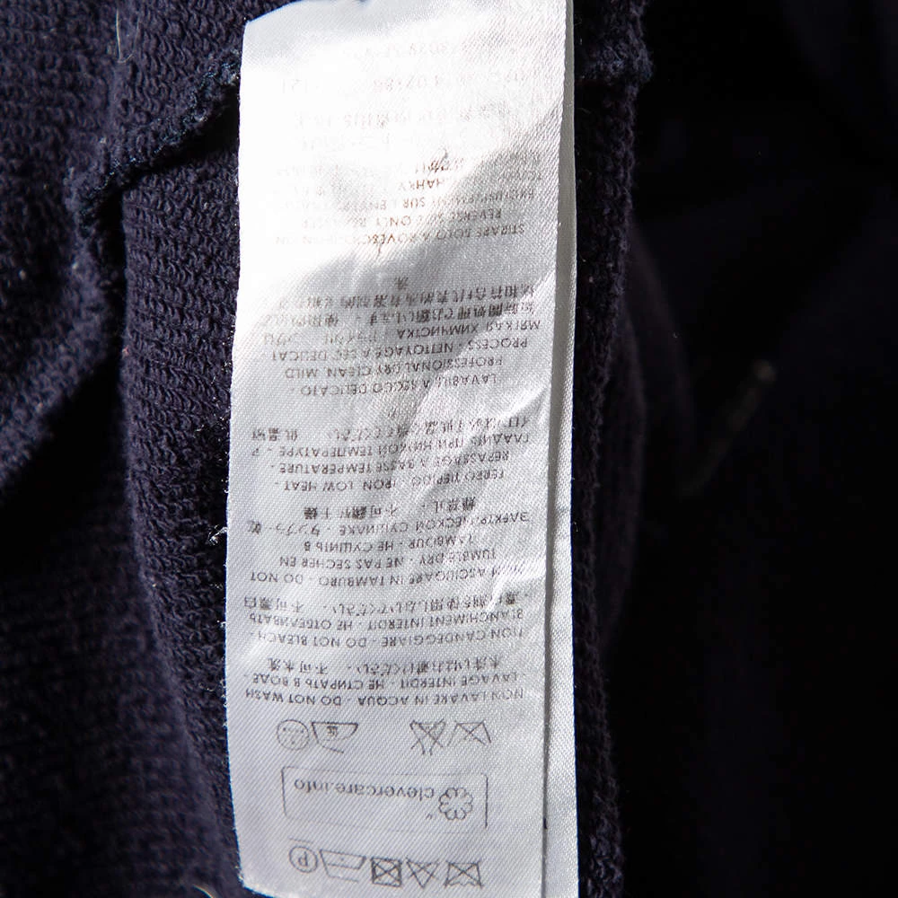 Stella McCartney Navy Blue Knit Embroidered Detailed Top M For Women 10 Stella McCartney Navy Blue Knit Embroidered Detailed Top M For Women - Image 8