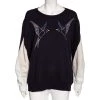 Stella McCartney Navy Blue Knit Embroidered Detailed Top M For Women -Stella McCartney Sales luxury women stella mccartney used clothes p542903 007