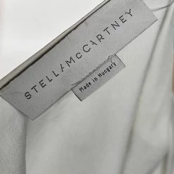 Stella McCartney Off White Silk Satin Ruffled Neck Top XS For Women -Stella McCartney Sales luxury women stella mccartney used clothes p559703 004