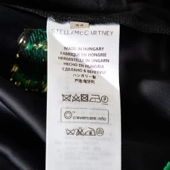 Stella McCartney Black Fil Coupe Rib Knit Trimmed Jacket & Pant Set XXS For Women 17 Stella McCartney Black Fil Coupe Rib Knit Trimmed Jacket & Pant Set XXS For Women -Stella McCartney Sales luxury women stella mccartney used clothes p560821 002