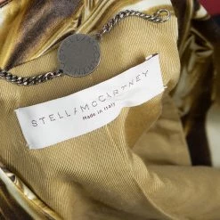 Stella McCartney Gold Print Blazer XS For Women -Stella McCartney Sales luxury women stella mccartney used clothes p56302 011