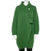 Stella McCartney Green Wool Knit Oversized Coat M For Women -Stella McCartney Sales luxury women stella mccartney used clothes p563194 001
