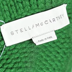 Stella McCartney Green Wool Knit Oversized Coat M For Women -Stella McCartney Sales luxury women stella mccartney used clothes p563194 003