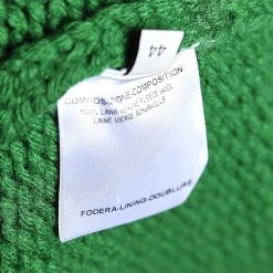 Stella McCartney Green Wool Knit Oversized Coat M For Women -Stella McCartney Sales luxury women stella mccartney used clothes p563194 005