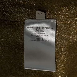 Stella McCartney Metallic Silk & Wool Trimmed Top S For Women -Stella McCartney Sales luxury women stella mccartney used clothes p566238 005