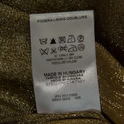 Stella McCartney Metallic Silk & Wool Trimmed Top S For Women -Stella McCartney Sales luxury women stella mccartney used clothes p566238 006