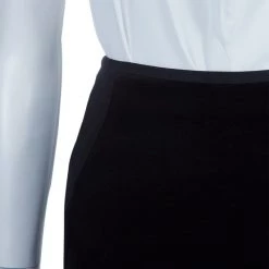 Stella McCartney Black Velvet Paneled Pencil Skirt S For Women -Stella McCartney Sales luxury women stella mccartney used clothes p56736 0005