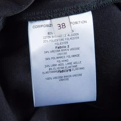 Stella McCartney Black Velvet Paneled Pencil Skirt S For Women -Stella McCartney Sales luxury women stella mccartney used clothes p56736 0010