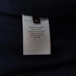 Stella McCartney Navy Blue Wool Contrast Lapel Detailed Mathilda Blazer L For Women -Stella McCartney Sales luxury women stella mccartney used clothes p567729 006