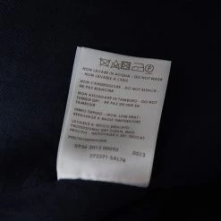 Stella McCartney Navy Blue Wool Contrast Lapel Detailed Mathilda Blazer L For Women -Stella McCartney Sales luxury women stella mccartney used clothes p567729 007