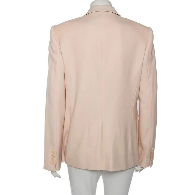Stella McCartney Pink Wool Single Breasted Iris Blazer L For Women 5 Stella McCartney Pink Wool Single Breasted Iris Blazer L For Women - Image 3