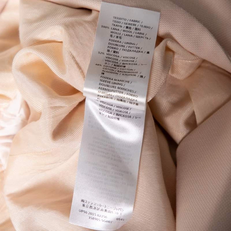 Stella McCartney Pink Wool Single Breasted Iris Blazer L For Women 9 Stella McCartney Pink Wool Single Breasted Iris Blazer L For Women - Image 7