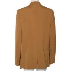 Stella McCartney Light Brown Wool Singe Breasted Blazer L For Women -Stella McCartney Sales luxury women stella mccartney used clothes p567793 003