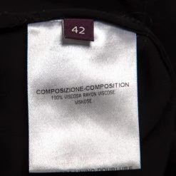 Stella McCartney Black Crepe & Rib Knit Hem Detail Pants M For Women -Stella McCartney Sales luxury women stella mccartney used clothes p574292 007