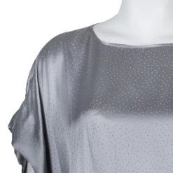 Stella McCartney Grey Silk Dotted Dress M For Women 17 Stella McCartney Grey Silk Dotted Dress M For Women -Stella McCartney Sales luxury women stella mccartney used clothes p57518 005