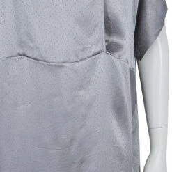 Stella McCartney Grey Silk Dotted Dress M For Women 19 Stella McCartney Grey Silk Dotted Dress M For Women -Stella McCartney Sales luxury women stella mccartney used clothes p57518 007
