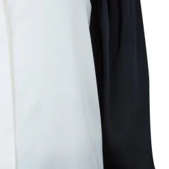 Stella McCartney Monochrome Gathered Sleeve Silk Blouse M For Women -Stella McCartney Sales luxury women stella mccartney used clothes p57910 0007