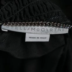 Stella McCartney Black Velvet Ruffled Bomber Jacket S For Women 12 Stella McCartney Black Velvet Ruffled Bomber Jacket S For Women -Stella McCartney Sales luxury women stella mccartney used clothes p589297 006