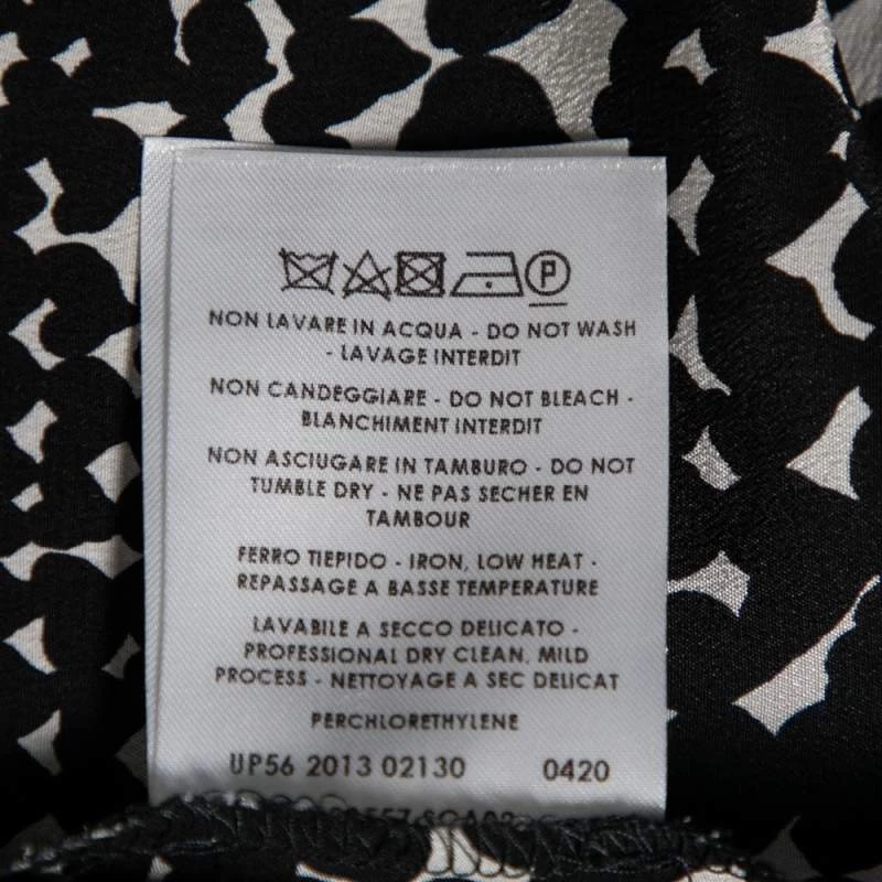 Stella McCartney Monochrome Heart Printed Silk Pants M For Women 10 Stella McCartney Monochrome Heart Printed Silk Pants M For Women - Image 8