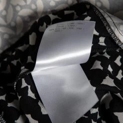 Stella McCartney Monochrome Heart Printed Silk Flounce Top M For Women -Stella McCartney Sales luxury women stella mccartney used clothes p591876 002