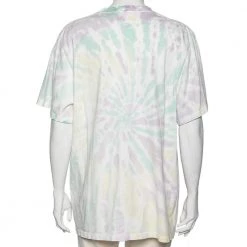 Stella McCartney Multicolored Tie-Dye Printed Cotton Short Sleeve T-Shirt S For Women -Stella McCartney Sales luxury women stella mccartney used clothes p591889 005
