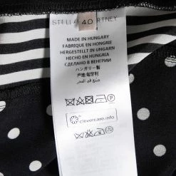 Stella McCartney Monochrome Polka Dotted Silk Wide Leg Pants S For Women -Stella McCartney Sales luxury women stella mccartney used clothes p591942 004