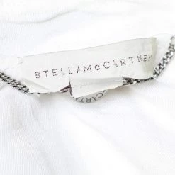 Stella McCartney Off White Linen Twill Long Overcoat L For Women -Stella McCartney Sales luxury women stella mccartney used clothes p592641 006