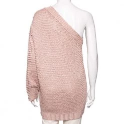 Stella McCartney Pink Knit One Shoulder Jumper S For Women -Stella McCartney Sales luxury women stella mccartney used clothes p596662 006