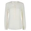 Stella McCartney Cream Silk Long Sleeve Blouse S For Women