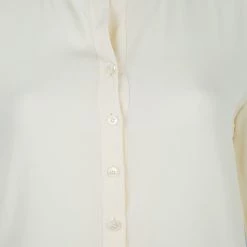 Stella McCartney Cream Silk Long Sleeve Blouse S For Women -Stella McCartney Sales luxury women stella mccartney used clothes p59684 008