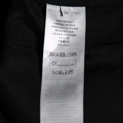 Stella McCartney Navy Blue And Black Cotton Bird Embroidery Bomber XS For Women 16 Stella McCartney Navy Blue And Black Cotton Bird Embroidery Bomber XS For Women -Stella McCartney Sales luxury women stella mccartney used clothes p597848 002