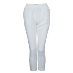 Stella McCartney White Zip Detail Pants S For Women