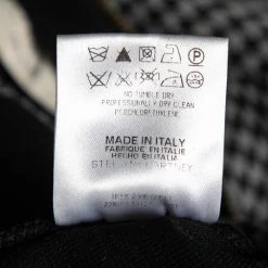 Stella McCartney Grey Houndstooth Patterned Wool & Lace Inset Dress M For Women -Stella McCartney Sales luxury women stella mccartney used clothes p599025 002