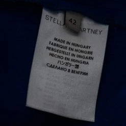 Stella McCartney Blue Crepe Zip Detail Top M For Women -Stella McCartney Sales luxury women stella mccartney used clothes p603925 002