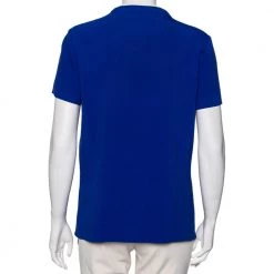 Stella McCartney Blue Crepe Zip Detail Top M For Women -Stella McCartney Sales luxury women stella mccartney used clothes p603925 008