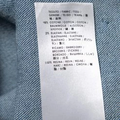 Stella McCartney Blue Denim Crystal Embellished Top M For Women 15 Stella McCartney Blue Denim Crystal Embellished Top M For Women -Stella McCartney Sales luxury women stella mccartney used clothes p605747 002