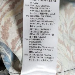 Stella McCartney Navy Blue Stretch Crepe Cat Print Blouse S For Women -Stella McCartney Sales luxury women stella mccartney used clothes p606178 004