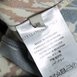 Stella McCartney Navy Blue Stretch Crepe Cat Print Blouse S For Women -Stella McCartney Sales luxury women stella mccartney used clothes p606178 005