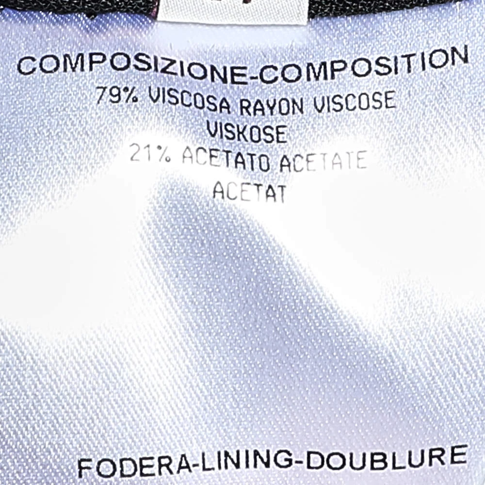 Stella McCartney Black Crepe Plunging Neck Jumpsuit L For Women 8 Stella McCartney Black Crepe Plunging Neck Jumpsuit L For Women - Image 6