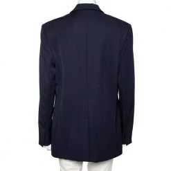 Stella McCartney Navy Blue Wool Single Breasted Blazer L For Women -Stella McCartney Sales luxury women stella mccartney used clothes p609937 001