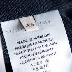 Stella McCartney Navy Blue Wool Single Breasted Blazer L For Women -Stella McCartney Sales luxury women stella mccartney used clothes p609937 005