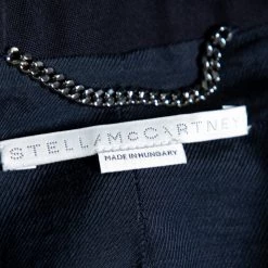 Stella McCartney Navy Blue Wool Single Breasted Blazer L For Women -Stella McCartney Sales luxury women stella mccartney used clothes p609937 006