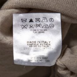 Stella McCartney Beige Embellished Wool V-Neck Jumper S For Women -Stella McCartney Sales luxury women stella mccartney used clothes p613554 005