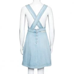 Stella McCartney Blue Denim Dungaree Dress S For Women 11 Stella McCartney Blue Denim Dungaree Dress S For Women -Stella McCartney Sales luxury women stella mccartney used clothes p613596 003