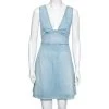 Stella McCartney Blue Denim Dungaree Dress S For Women -Stella McCartney Sales luxury women stella mccartney used clothes p613596 005