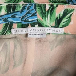 Stella McCartney Multicolor Parrot Printed Silk Wide Leg Pants L For Women -Stella McCartney Sales luxury women stella mccartney used clothes p614097 008