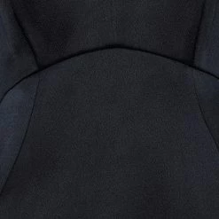 Stella McCartney Black & Cream Tulle & Sateen Asymmetric Hem Dress S For Women -Stella McCartney Sales luxury women stella mccartney used clothes p615031 004